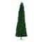 11ft. Pre-Lit Slim Green Mountain Pine Artificial Christmas Tree, Clear LED Lights